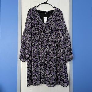 H&M+ Floral Dress